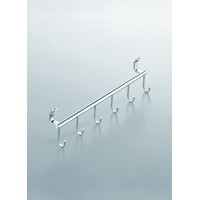 Держатель с крючками Kessebohmer 00 8101 0019, 380 мм, матовый никель