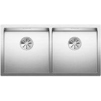 Кухонная мойка Blanco Claron 400/400-U Сталь с зеркальной полировкой