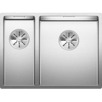 Кухонная мойка Blanco Claron 340/180-U-R Сталь с зеркальной полировкой