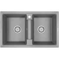 Кухонная мойка Paulmark Zwilling Серый металлик