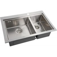 Кухонная мойка Zorg ZM R 5278 L Master Dixi Матовая сталь