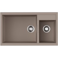 Кухонная мойка Omoikiri Tedori 86-2-LB SA-Бежевый
