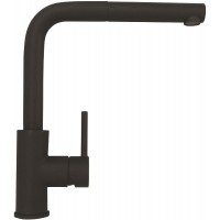 Кухонный смеситель Alveus Zeos-P Черный матовый (выдвижной шланг) 1136505