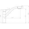 Кухонный смеситель Zorg ZR 401 KF Черный металлик