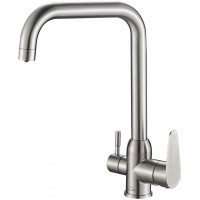 Кухонный смеситель Zorg Steel Hammer SH 725 Нержавеющая сталь