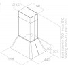 Островная вытяжка Elica Ikona BL MAT/A/60