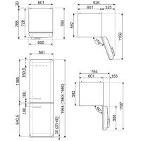 Холодильник Smeg FAB32LPB3