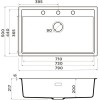 Кухонная мойка Omoikiri Sintesi 79-WG Wind green