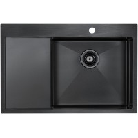 Кухонная мойка Paulmark Elde R GM Вороненая сталь
