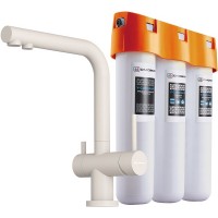 Смеситель Omoikiri Nagano PA-P Пастила + Фильтр для воды Omoikiri Pure Drop Lite