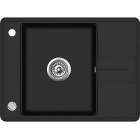 Кухонная мойка Aquasanita Bella SQB 102 Black metallic