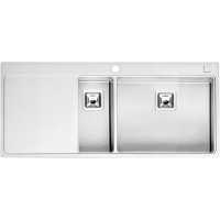 Кухонная мойка Reginox Nevada 18х50 L Lux Right Брашированная нержавеющая сталь