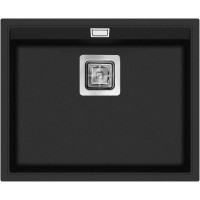 Кухонная мойка Aquasanita Delicia SQD 100 Black metallic