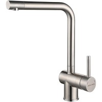 Кухонный смеситель Paulmark Spring Sp212067-SS Нержавеющая сталь