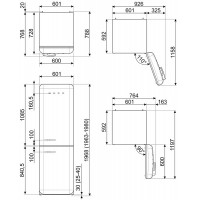 Холодильник Smeg FAB32RBE3