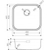 Кухонная мойка Omoikiri Omi 49-U/I-LG Светлое золото