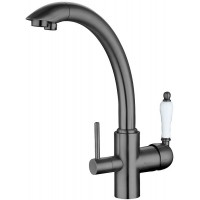 Кухонный смеситель Florentina Шале FL Графит