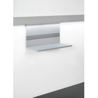 Полка универсальная низкая Kessebohmer 00 8912 9843, 350х110х140 мм, серый титан